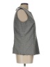 Donna Degnan Gray Sleeveless Blouse Size 10 - photo 4