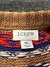 J.Crew Factory Store 100% Cotton Argyle Brown Pullover Sweater Size XL - photo 7