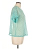 Notations Teal Short Sleeve Top Size L - photo 4