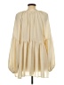 Hayden 100% Polyester Ivory Long Sleeve Blouse Size L - photo 2