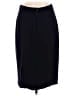 Max Mara Solid Black Wool Skirt Size 12 - photo 2