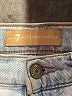 7 For All Mankind 100% Cotton Hearts Blue Jeans Size 26 waist - photo 4