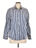 Alexander Jordan Stripes Blue 3/4 Sleeve Blouse Size L - photo 1