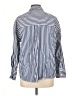 Alexander Jordan Stripes Blue 3/4 Sleeve Blouse Size L - photo 2
