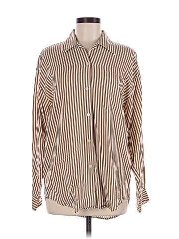 Tracy M. Long Sleeve Silk Top (view 1)