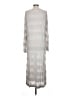 CAbi 100% Cotton Silver Cardigan Size L - photo 2