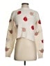 Jessica Simpson 100% Acrylic Floral Ivory Pullover Sweater Size S - photo 1