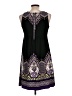 Apt. 9 Paisley Black Casual Dress Size M (petite) - photo 2
