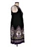 Apt. 9 Paisley Black Casual Dress Size M (petite) - photo 4