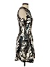 H&M Graphic Brown Cocktail Dress Size 4 - photo 4