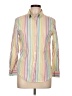 Appleseeds Stripes Yellow Long Sleeve Button-Down Shirt Size L (estimated) - photo 1