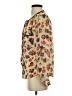 Boundary & Co. 100% Polyester Floral Ivory Long Sleeve Blouse Size S - photo 5
