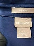 Chico's 100% Cotton Blue 3/4 Sleeve Button-Down Shirt Size XL (3) - photo 6