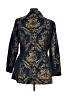 Venus 100% Polyester Paisley Blue Blazer Size 14 - photo 2