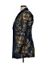 Venus 100% Polyester Paisley Blue Blazer Size 14 - photo 5