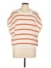 Shein 100% Polyester Stripes Orange Pullover Sweater Size L - photo 1