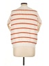 Shein 100% Polyester Stripes Orange Pullover Sweater Size L - photo 2