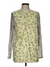 Logo Layers Green Long Sleeve Blouse Size L - photo 1