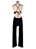 Silence and Noise 100% Polyester Solid Black Jumpsuit Size M - photo 2