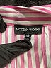 Modern Works Stripes Pink 3/4 Sleeve Blouse Size XS - photo 7