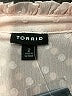 Torrid 100% Polyester Ivory Long Sleeve Blouse Size 2X Plus (2) - photo 7