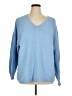 Ann Taylor LOFT 100% Cotton Blue Pullover Sweater Size XL - photo 1