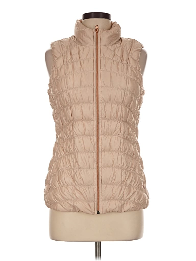 Pre-owned Athleta Vest In Tan
