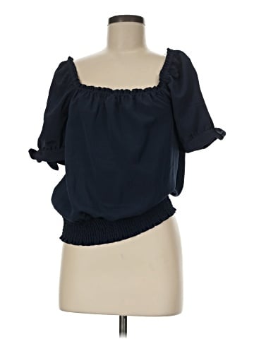 MICHAEL Michael Kors Short Sleeve Blouse (view 1)