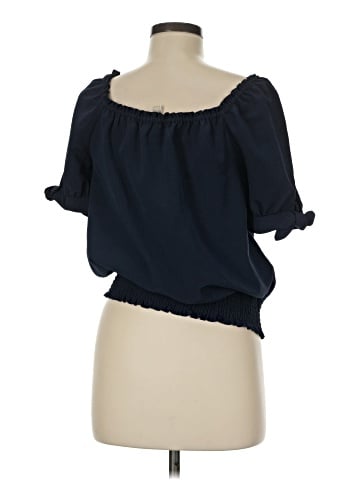 MICHAEL Michael Kors Short Sleeve Blouse (view 2)