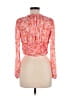 Anthropologie 100% Polyester Pink Long Sleeve Blouse Size XS - photo 2