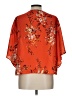 Unbranded Orange 3/4 Sleeve Blouse Size L (estimated) - photo 2