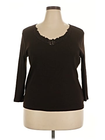 Lauren by Ralph Lauren 3/4 Sleeve Top (view 1)