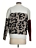 Moth Animal Print Ivory Blue Cardigan Size XS - photo 2