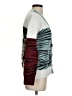 Moth Animal Print Ivory Blue Cardigan Size XS - photo 4