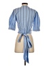 Intermix Blue 3/4 Sleeve Blouse Size P (petite) - photo 2