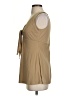 St. John Tan Sleeveless Blouse Size 2 - photo 5