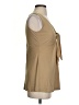 St. John Tan Sleeveless Blouse Size 2 - photo 4