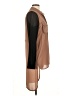 french corner 100% Polyester Color Block Brown 3/4 Sleeve Blouse Size L - photo 4