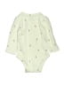 Carter's Ivory Long Sleeve Onesie 3-6 MO / 6 MO - photo 2