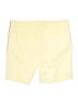 dalia Solid Yellow Shorts Size 14 - photo 2