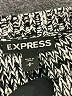 Express Stripes Black Gray Pullover Sweater Size S - photo 7
