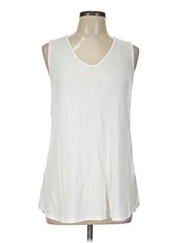 Ann Taylor Factory Sleeveless T-Shirt (view 1)