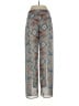 Elevenses Paisley Blue Casual Pants Size 2 - photo 2