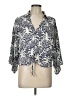 Panama Jack Blue 3/4 Sleeve Blouse Size L - photo 1