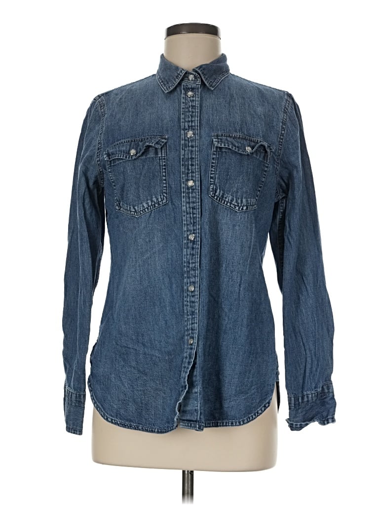 Pre-owned Jcrew Denim Jacket In Blue