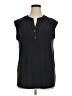 Anne Klein Black Sleeveless Blouse Size 1X - photo 1
