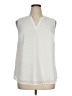 41Hawthorn 100% Polyester Ivory Sleeveless Blouse Size 1X - photo 1