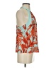 H&M 100% Polyester Orange Sleeveless Blouse Size 6 - photo 4