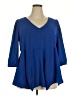 Torrid 100% Polyester Blue 3/4 Sleeve Blouse Size 2X Plus (2) - photo 1