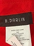 B. Darlin Solid Red Casual Skirt Size 3 - 4 - photo 4